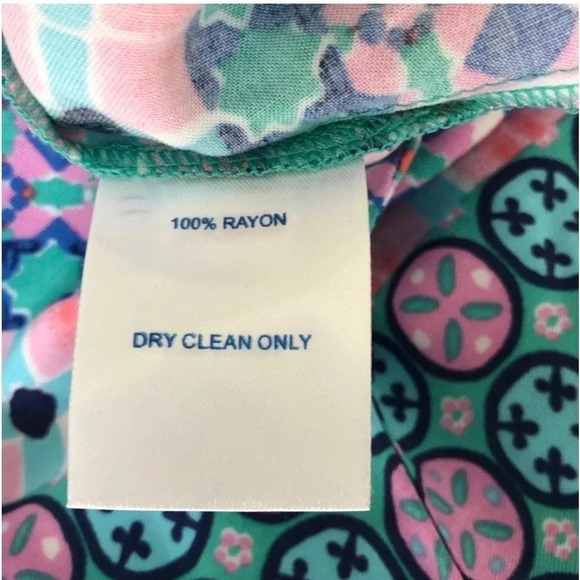 New SOUTHERN TIDE Ashlee Dress Tropical Palm Green soft geometric print beach - Picture 6 of 14